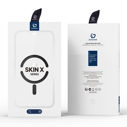 Avelena | Iphone 14 / Iphone 13 Dux Ducis Skin X Pro Series Magsafe Pc + Tpu Telefon Lederhülle - Schwarz