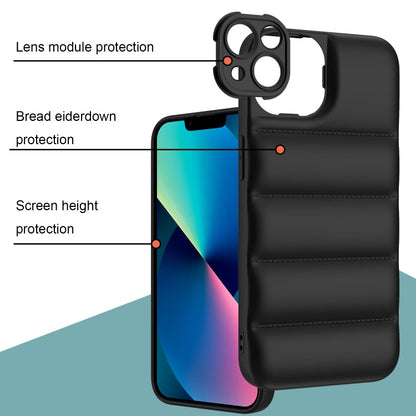 Avelena | Iphone 14 Daunen Airbag Stoßfeste Telefonhülle - Army Green
