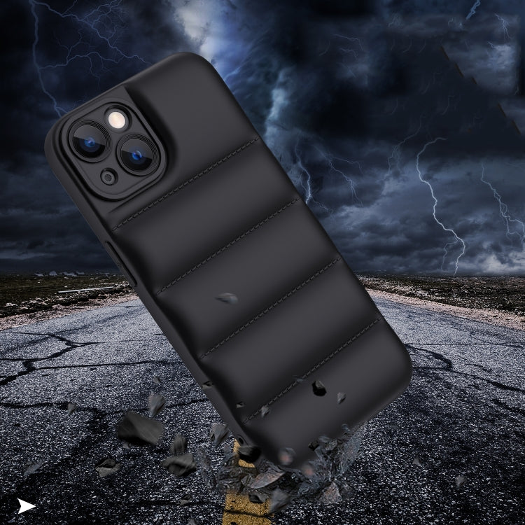 Avelena | Iphone 14 Daunen Airbag Stoßfeste Telefonhülle - Army Green