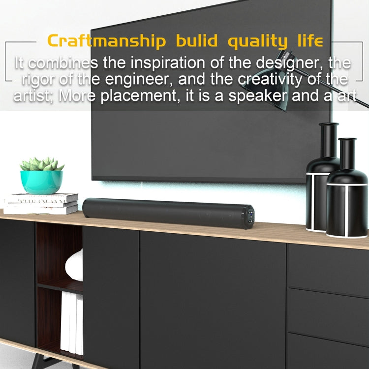 Avelena | BS-10 Bluetooth 5.0 Lautsprecher TV Soundbar mit Fernbedienung (Schwarz)