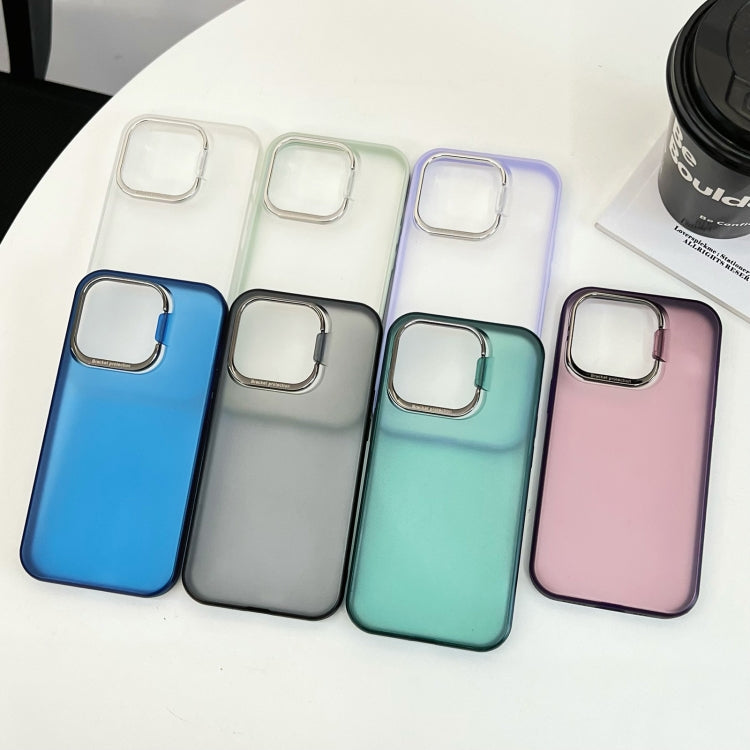 Avelena | iPhone 14 Unsichtbarer Halter Ultra-dünne PC-Handyhülle - Dunkelpurpur