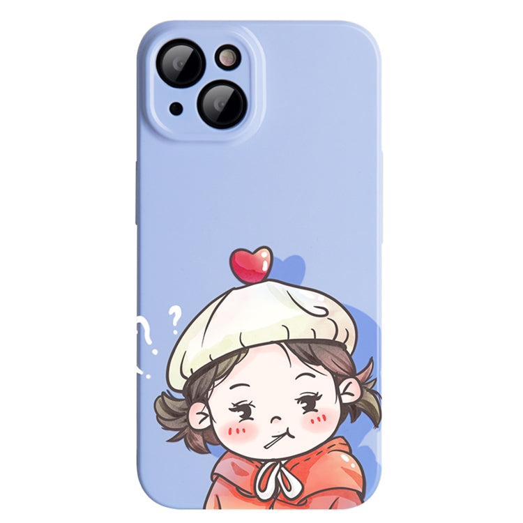 Avelena | iPhone 14 Sweethearts Stil PC Schutz-Handyhülle- Mädchen