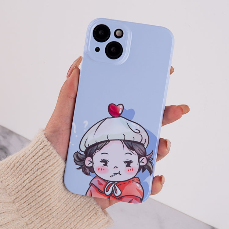 Avelena | iPhone 14 Sweethearts Stil PC Schutz-Handyhülle- Mädchen