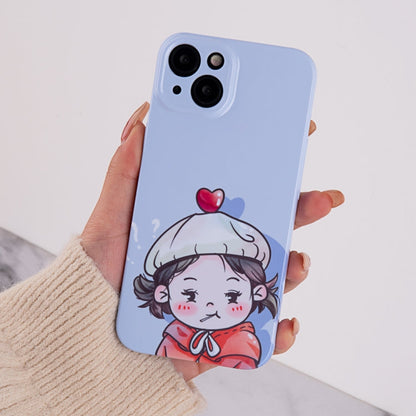 Avelena | iPhone 14 Sweethearts Stil PC Schutz-Handyhülle- Mädchen