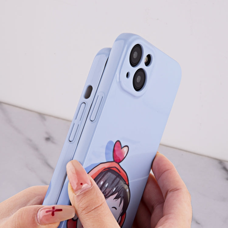 Avelena | iPhone 14 Sweethearts Stil PC Schutz-Handyhülle- Mädchen