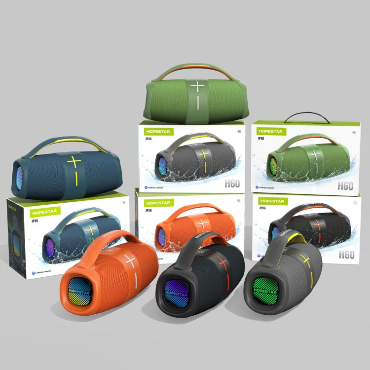Avelena | HOPESTAR H60 20W Tragbarer Wasserdichter Wireless Bluetooth Lautsprecher (Orange)