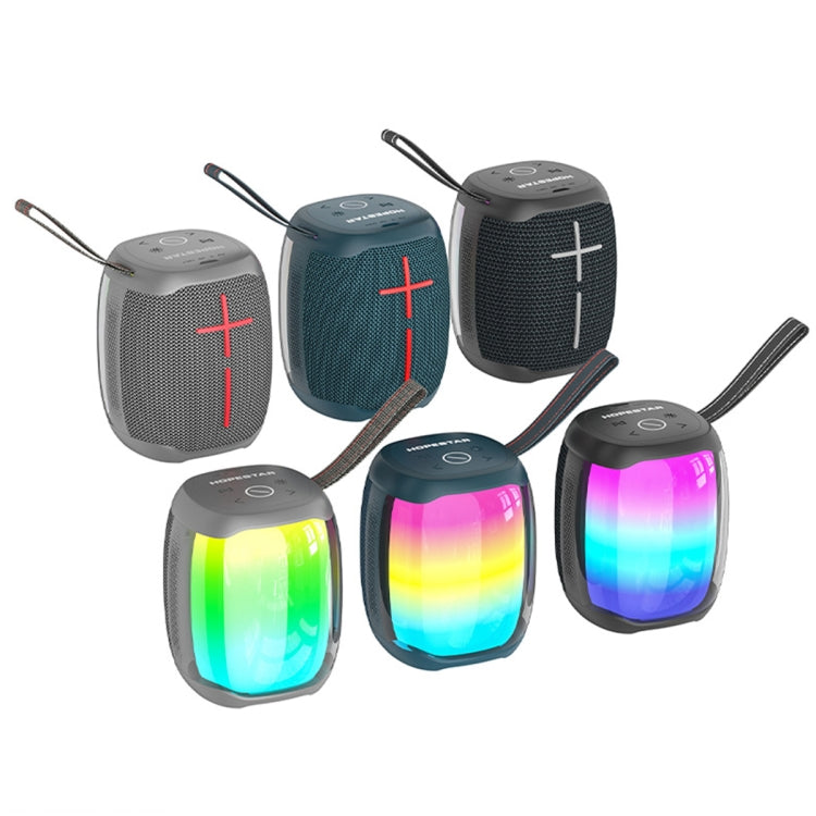 Avelena | HOPESTAR P50 mini TWS Outdoor RGB Licht IPX6 wasserdicht Bluetooth Lautsprecher (Schwarz)
