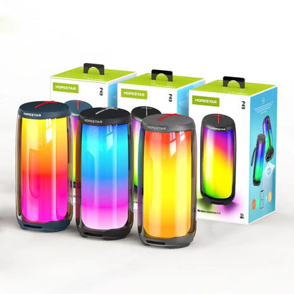 Avelena | HOPESTAR P49 Tone Pulse RGB Licht Wasserdicht Bluetooth Lautsprecher(Grau)