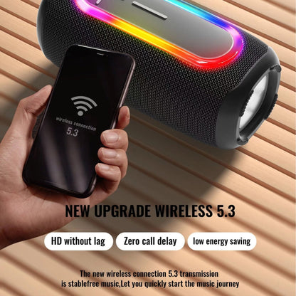 Avelena | HOPESTAR P60 IPX6 wasserdicht 10W 66mm Outdoor Bluetooth Lautsprecher (Schwarz)