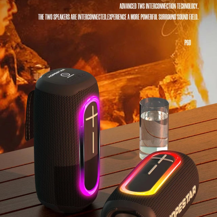 Avelena | HOPESTAR P60 IPX6 wasserdicht 10W 66mm Outdoor Bluetooth Lautsprecher (Schwarz)