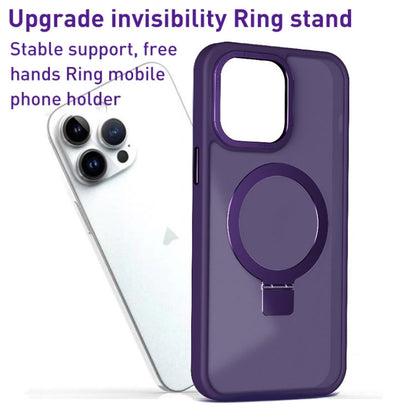 Avelena | iPhone 14 Skin Feel MagSafe Magnet Halter Telefonhülle - Schwarz