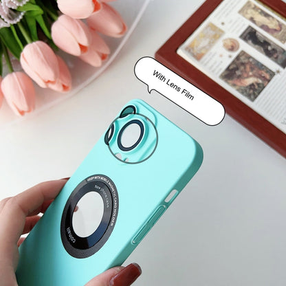 Avelena | iPhone 14 Skin Feel CD Texture MagSafe Magnetic Phone Case - Himmelblau