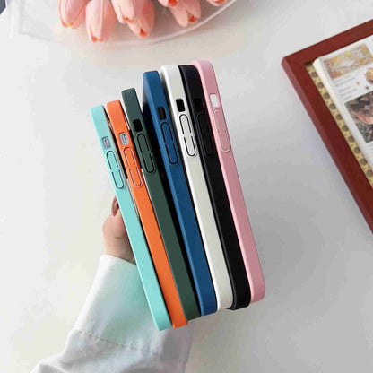 Avelena | iPhone 14 Plus Skin Feel CD Textur MagSafe Magnetische Telefonhülle - Rosa