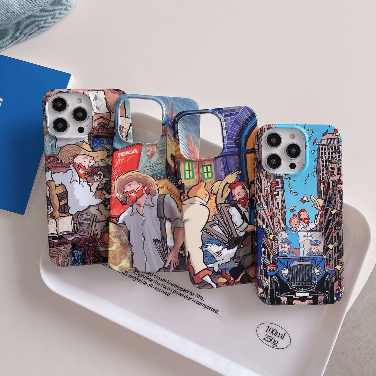 Avelena | iPhone 14 Ölmalerei Glänzende PC Handyhülle - Parade