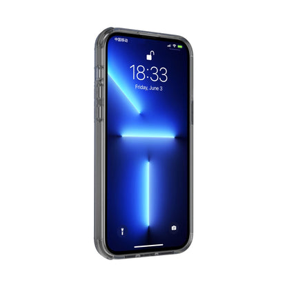Avelena | iPhone 14 Plus Magsafe Magnet Airbag stoßfest TPU + PC Handyhülle - Transparent Grau