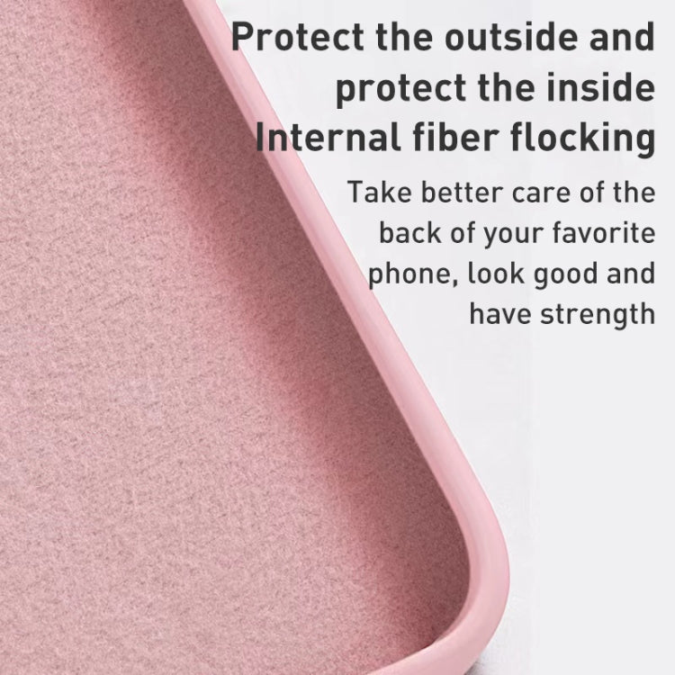 Avelena | iPhone 14 Flüssigsilikon MagSafe Handyhülle - dunkel lila