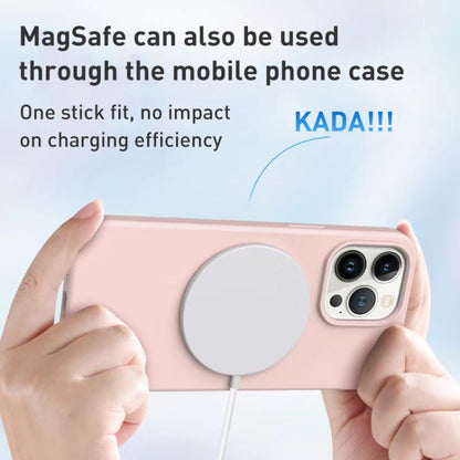 Avelena | iPhone 14 Flüssigsilikon MagSafe Handyhülle - dunkel lila