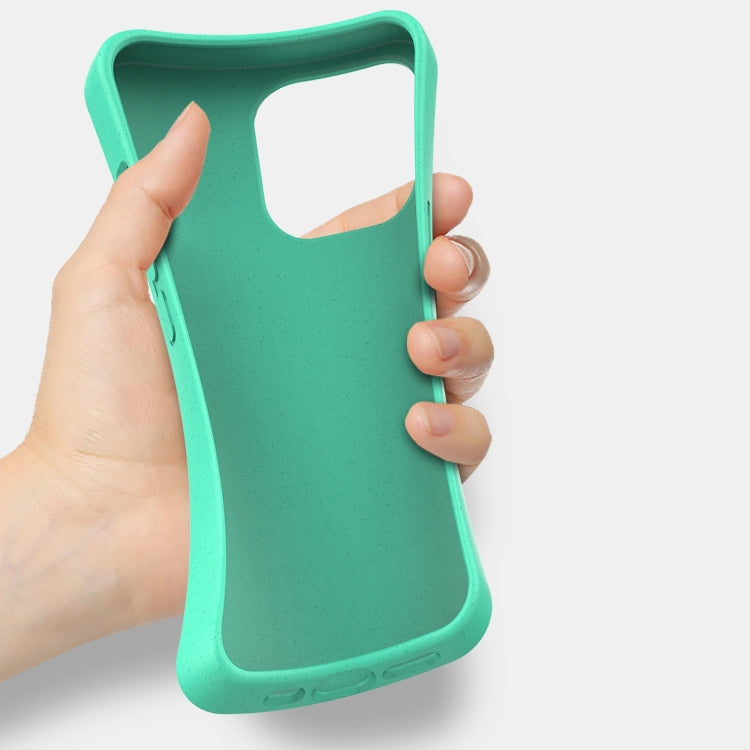 Avelena | iPhone 15 Starry Series Stoßsicheres Strohmaterial + TPU Schutzhülle - Sternenlicht