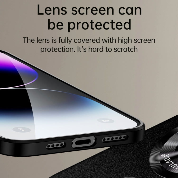 Avelena | Iphone 14 Plus Sulada Mikrofaser-Leder Magsafe Magnet Handyhülle - Grün