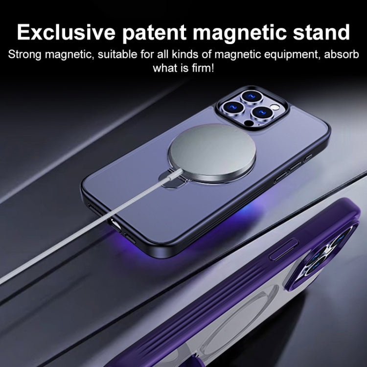 Avelena | iPhone 14 Multifunktionale MagSafe Halterung Handyhülle - Pink