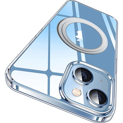 Avelena | iPhone 14 LK Crystal Clear MagSafe Magnet Telefonhülle - Transparent