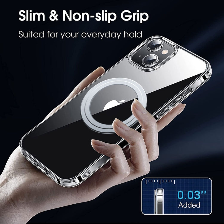 Avelena | iPhone 14 LK Crystal Clear MagSafe Magnet Telefonhülle - Transparent