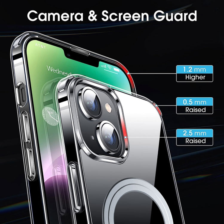 Avelena | iPhone 14 LK Crystal Clear MagSafe Magnet Telefonhülle - Transparent