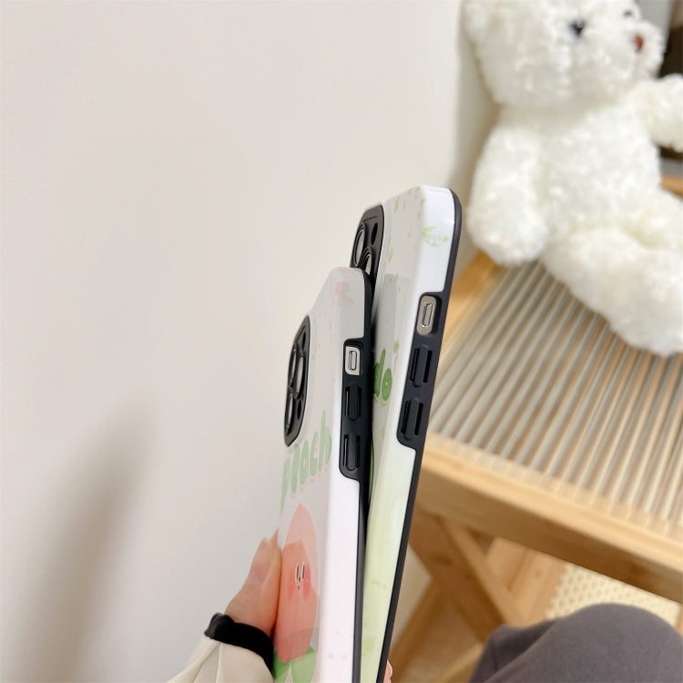 Avelena | iPhone 14 2 in 1 PC + TPU stoßfeste Handytasche - Bär