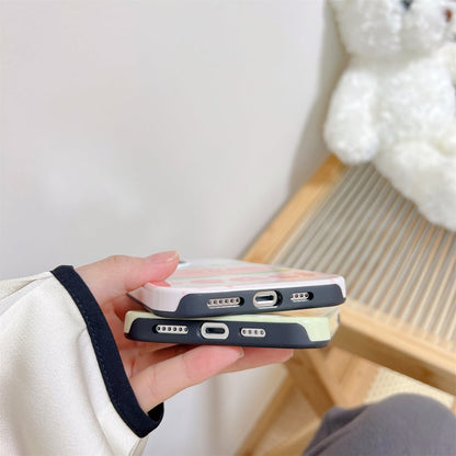 Avelena | iPhone 14 2 in 1 PC + TPU stoßfeste Handytasche - Bär