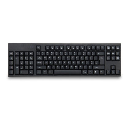 Avelena | Verdrahtete USB-Linkshänder-Tastatur mit Dual-HUB-Funktion (Schwarz)