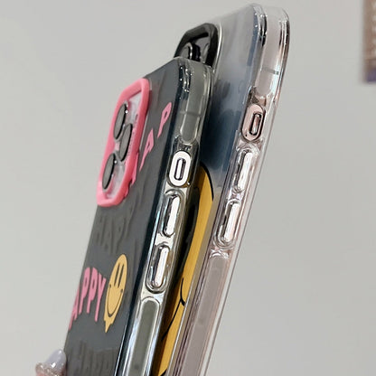 Avelena | iPhone 14 Englische Zeichen PC Handyhülle - Dinosaurier