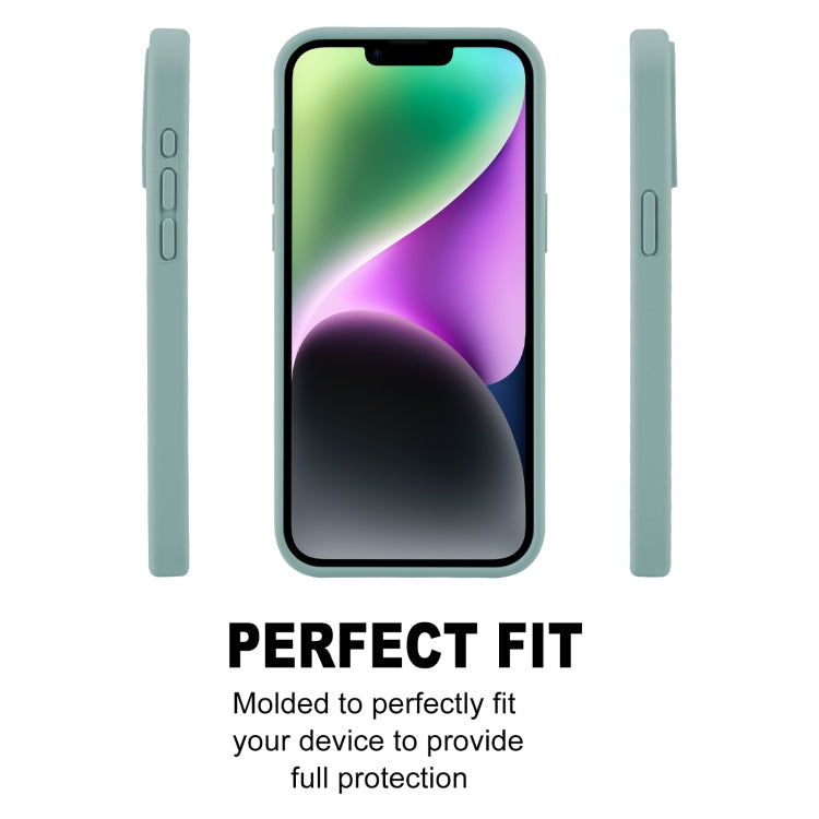 Avelena | iPhone 15 GOOSPERY SILIKON Seidenweich TPU Handyhülle - Hellgrün