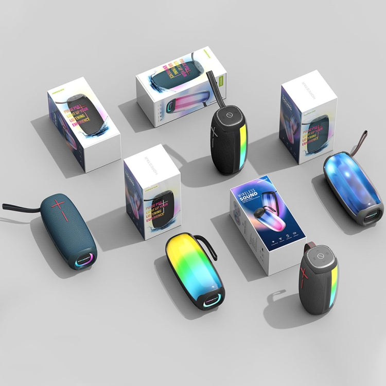 Avelena | HOPESTAR P50 IPX6 wasserdicht tragbarer RGB-Licht Bluetooth Lautsprecher (Blau)