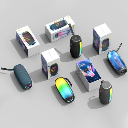 Avelena | HOPESTAR P50 IPX6 wasserdicht tragbarer RGB-Licht Bluetooth Lautsprecher (Blau)