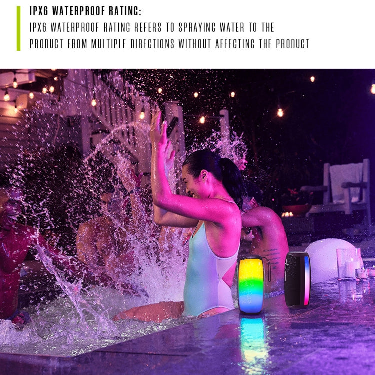 Avelena | HOPESTAR P50 IPX6 wasserdicht tragbarer RGB-Licht Bluetooth Lautsprecher (Blau)