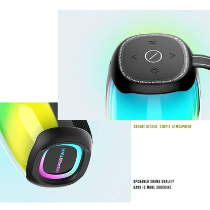 Avelena | HOPESTAR P50 IPX6 wasserdicht tragbarer RGB-Licht Bluetooth Lautsprecher (Blau)
