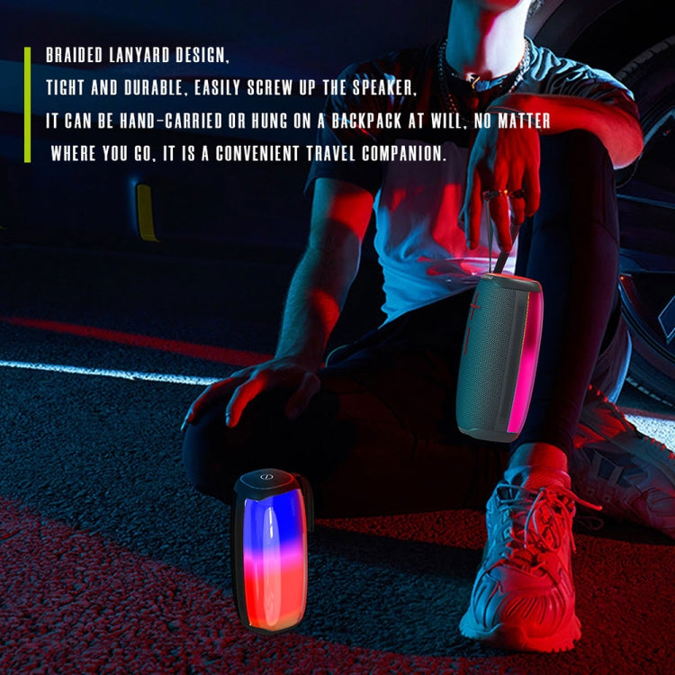 Avelena | HOPESTAR P50 IPX6 wasserdicht tragbarer RGB-Licht Bluetooth Lautsprecher (Blau)