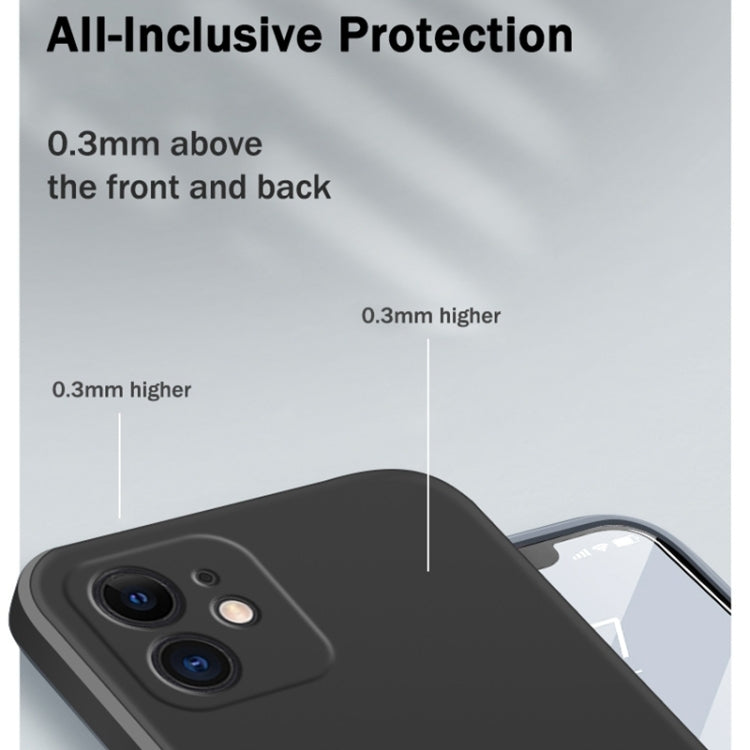 Avelena | iPhone 15 Imitation Liquid Silicone Handyhülle - Schwarz
