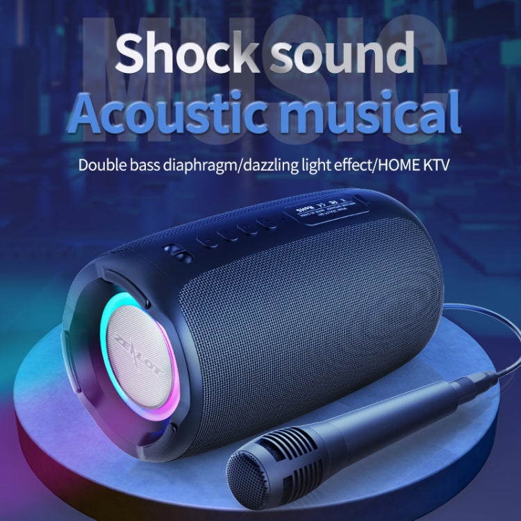 Avelena | Zealot S61 IPX6 Wasserdichter Tragbarer Kabelloser Bluetooth Lautsprecher (Blau)