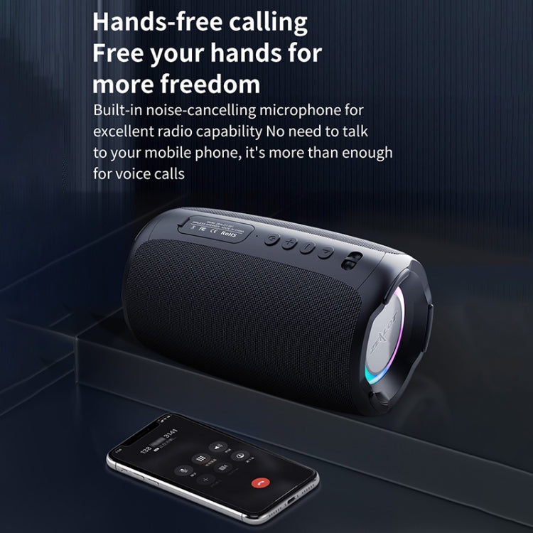 Avelena | Zealot S61 IPX6 Wasserdichter Tragbarer Kabelloser Bluetooth Lautsprecher (Blau)