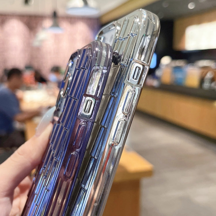 Avelena | iPhone 14 Pro elektroplattierte glasierte Fliesen TPU Telefonhülle - Lila