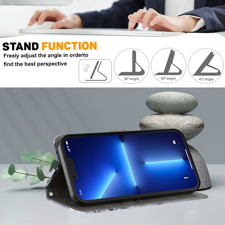 Avelena | Iphone 15 Pro 3D Bemalte Leder Telefonhülle - Husky