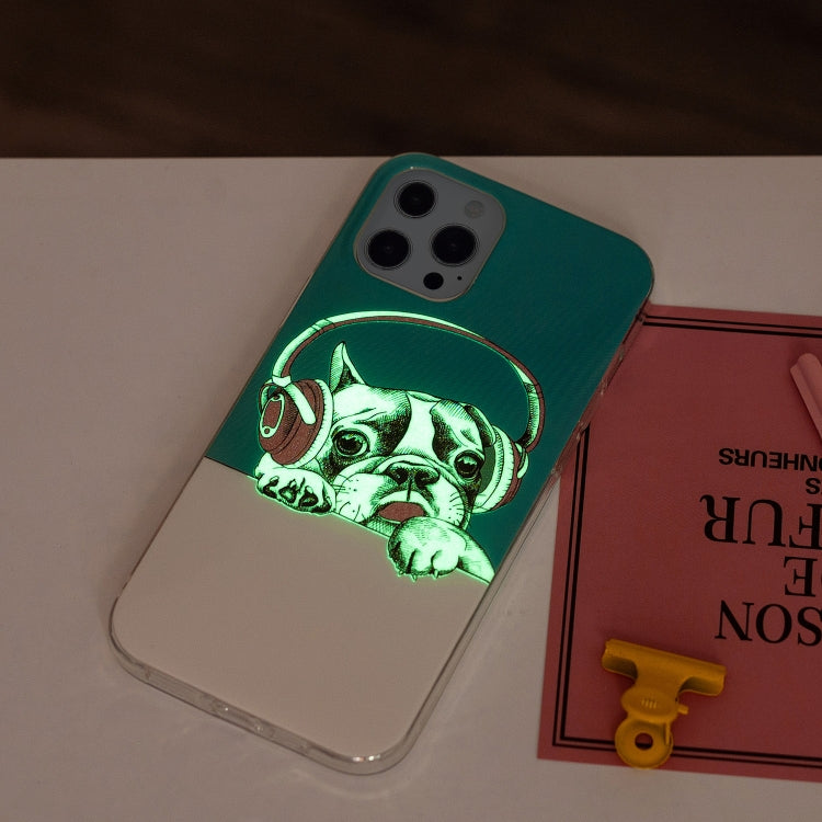 Avelena | Iphone 15 Pro Elektroplattierung Weiches Tpu Handyhülle - Kopfhörer Hund