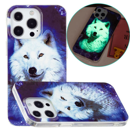 Avelena | Iphone 15 Pro Elektroplattierung Soft Tpu Handyhülle - Star Wolf