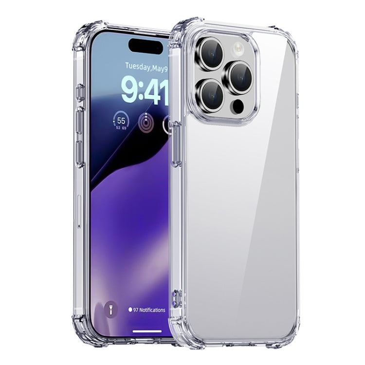Avelena | Iphone 15 Pro Ipaky Crystal Clear Series Stoßfeste Pc + Tpu Schutztelefonhülle - Transparent