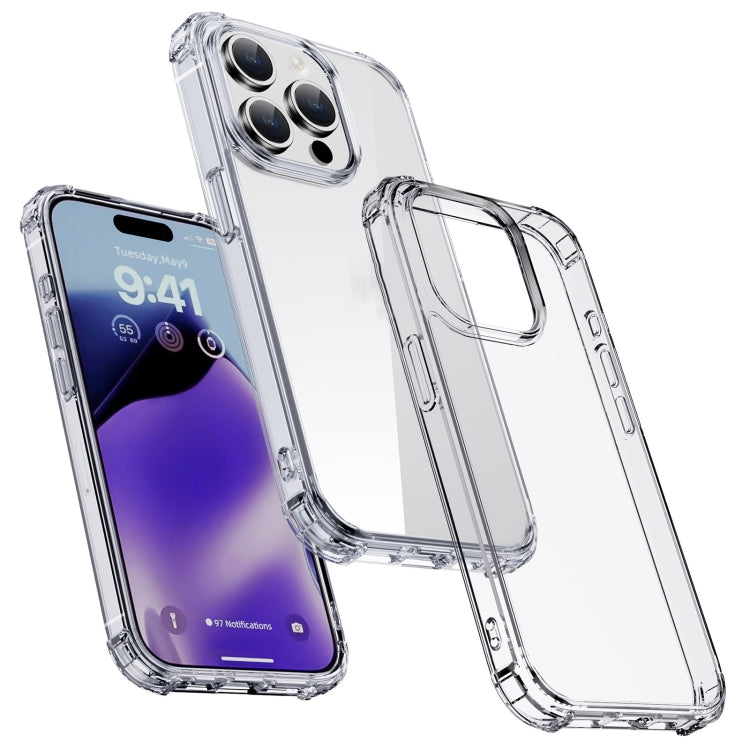 Avelena | Iphone 15 Pro Ipaky Crystal Clear Series Stoßfeste Pc + Tpu Schutztelefonhülle - Transparent
