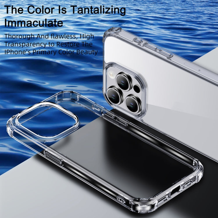 Avelena | Iphone 15 Pro Ipaky Crystal Clear Series Stoßfeste Pc + Tpu Schutztelefonhülle - Transparent