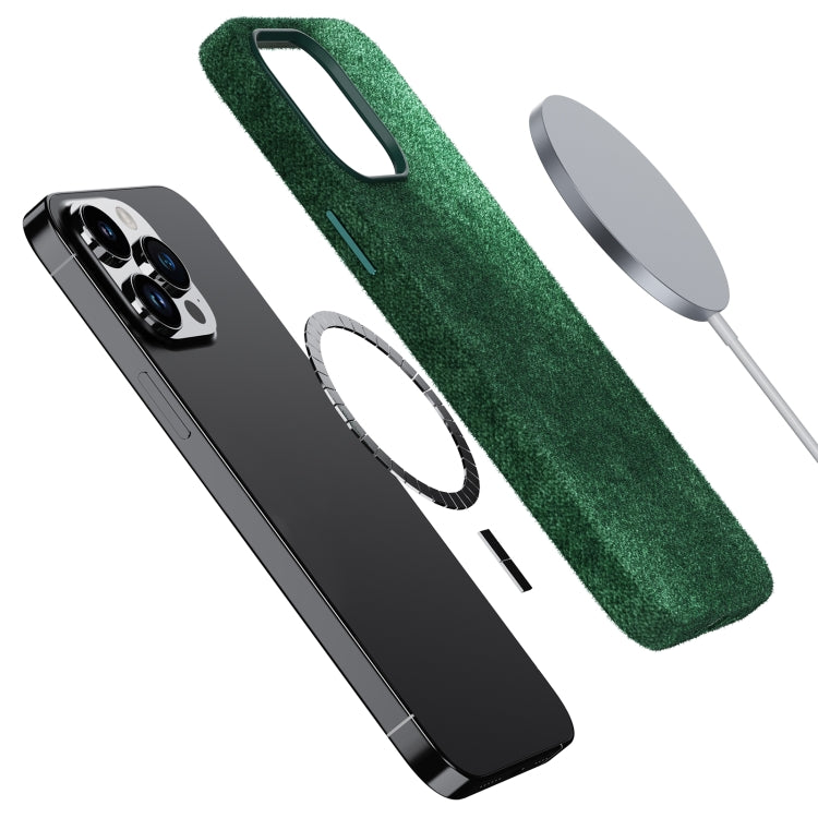 Avelena | Iphone 14 Plus Turn Fur Magsafe Magnetic Phone Case - Dunkel Lila