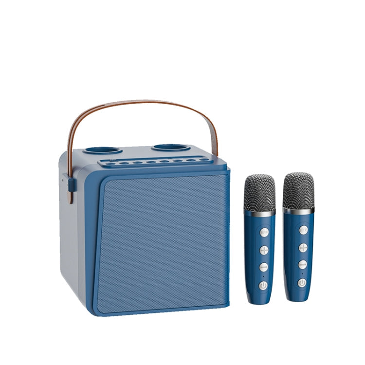 Avelena | New RiXing NR8807 TWS Tragbarer Handheld Geräuschreduzierender Smart Wireless Bluetooth Lautsprecher (Blau)