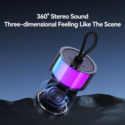 Avelena | USAMS US-YX013 Sound Element Serie Bluetooth Lautsprecher mit Mikrofon (Schwarz)